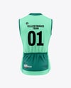 Men's Sleeveless Cycling Jersey Mockup