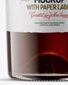 Black Rum Bottle Mockup