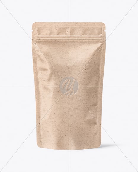 Kraft Stand-up Pouch Mockup