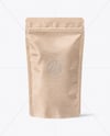Kraft Stand-up Pouch Mockup