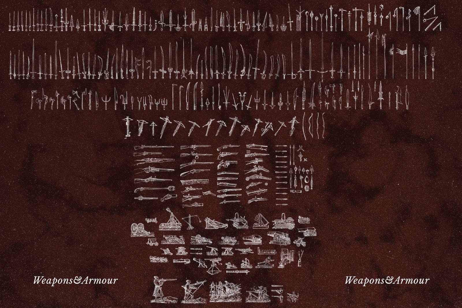 Medieval Weapons and Armour Vectors