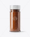 Glass Jar with Cajun Seasoning Mockup