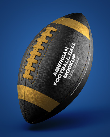 American Football Ball Mockup