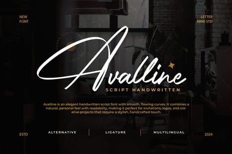 Avalline - Script Handwritten