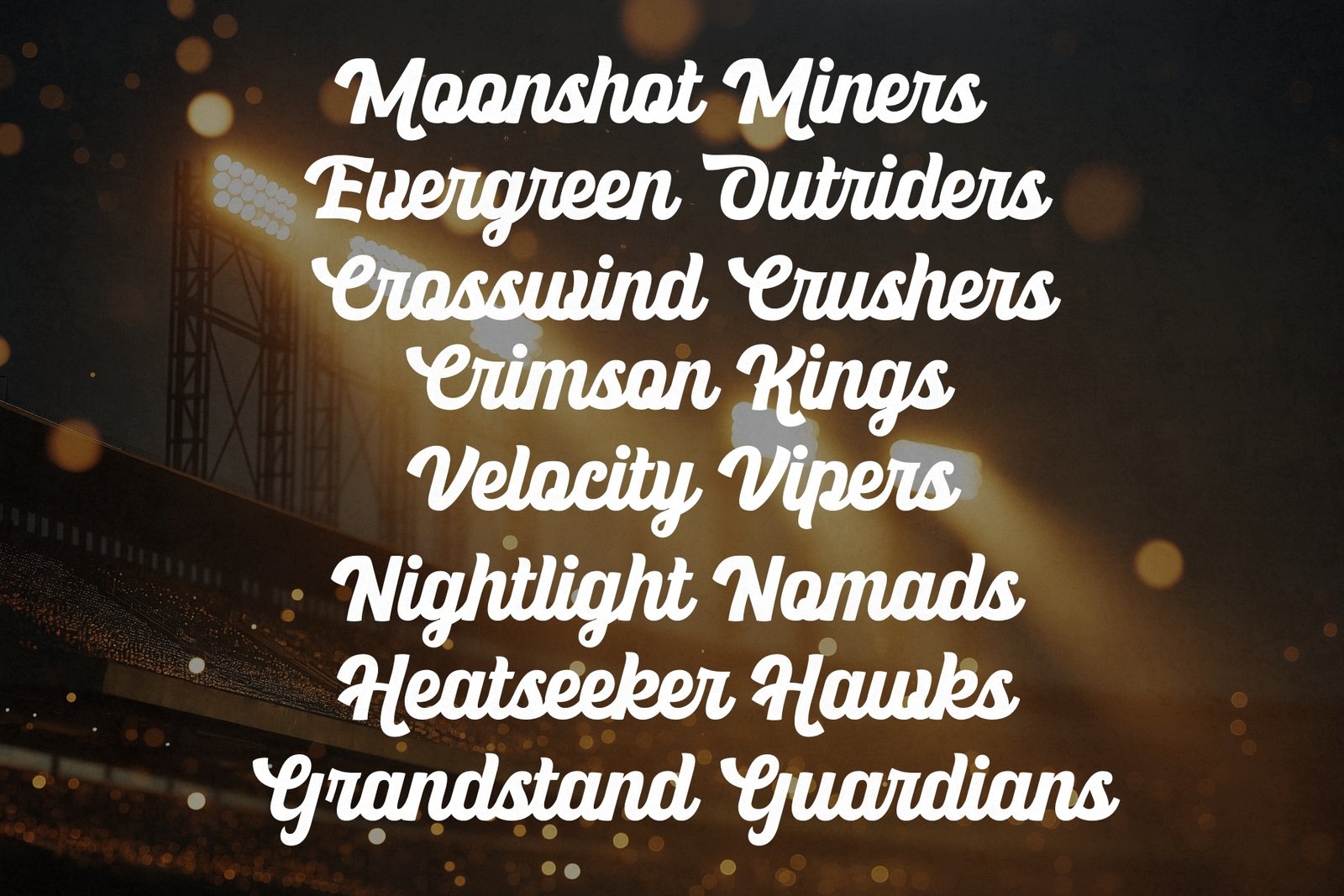 Ballpark Beauty - Baseball Script