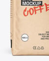 Kraft Paper Coffee Bag Mockup
