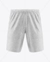 Heather Shorts Mockup - Front View