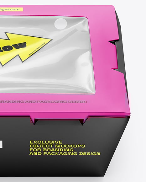 Paper Food Box Mockup