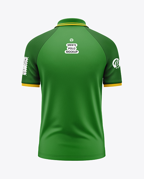 Men's Short Sleeve Raglan Polo Mockup - Football+Ball+Photoshop+Template+Jersey+Design+Photoshop+Template+Jersey