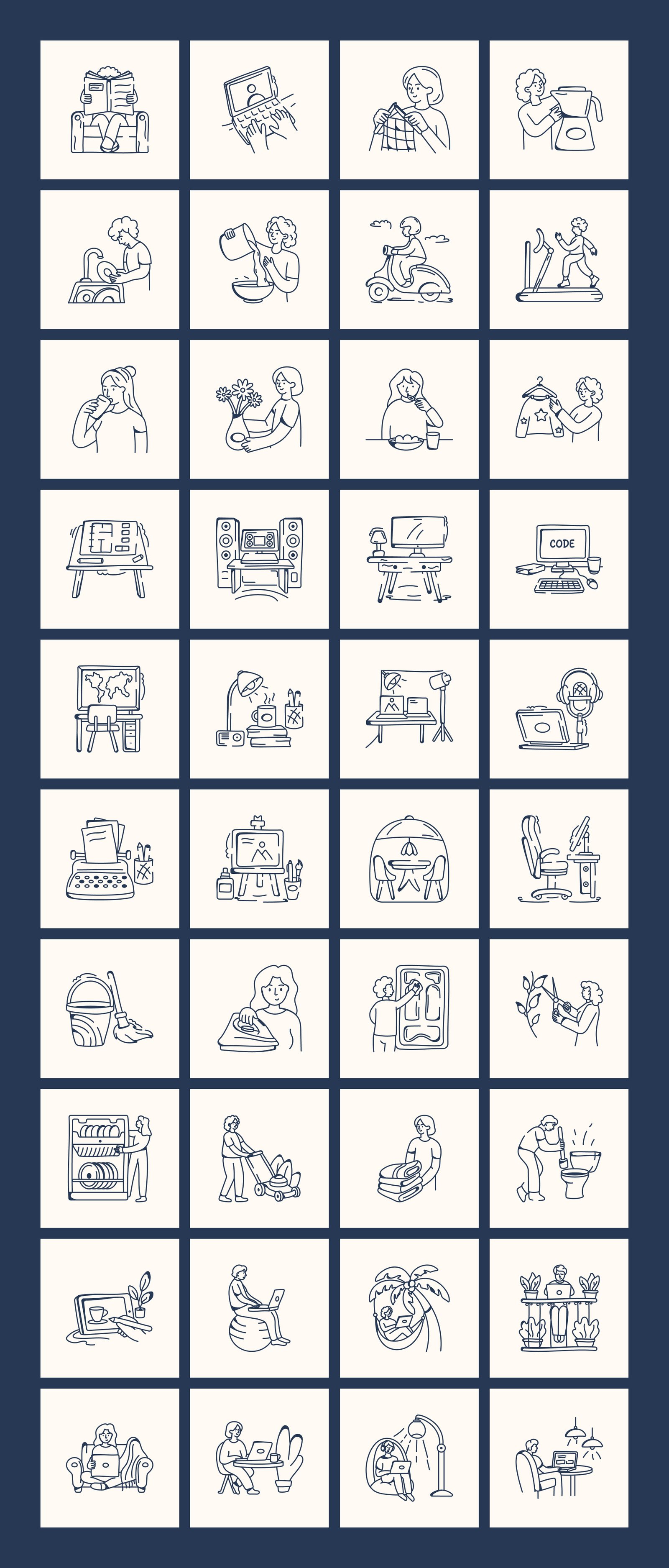 Urban and Lifestyle Illustrations Bundle