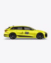 Electric Sportback Car Mockup - Side View