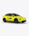 Electric SUV Mockup - Half Side View