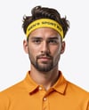 Bearded Man Wearing Full Tennis Kit Mockup
