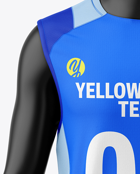 Training Sleeveless Kit Mockup - Front View