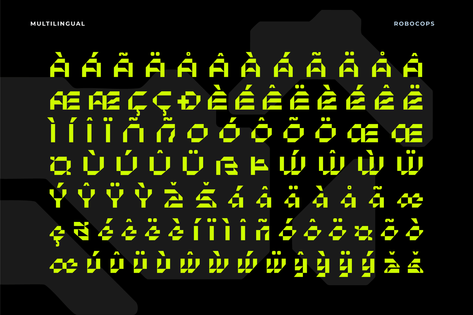 Robocops - Futuristic Font