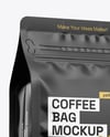 Matte Coffee Bag Mockup