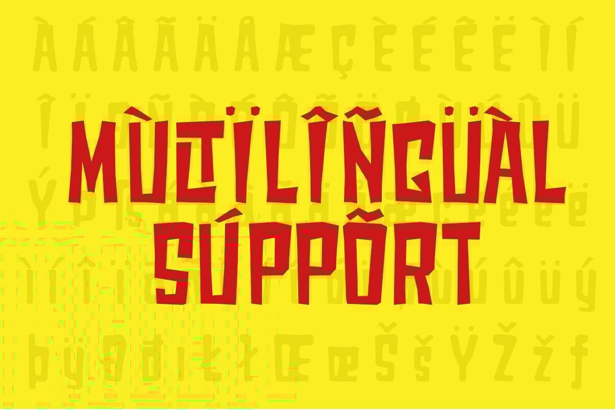 Thubing Drawing - Condensed Sans Serif Display Font