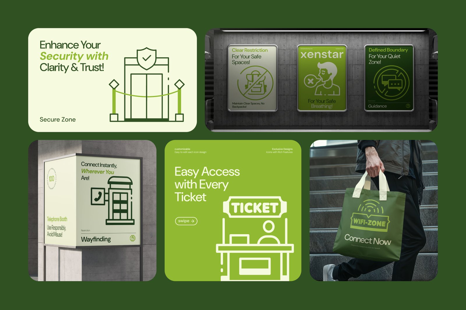 Wayfinding and Guidance Icons