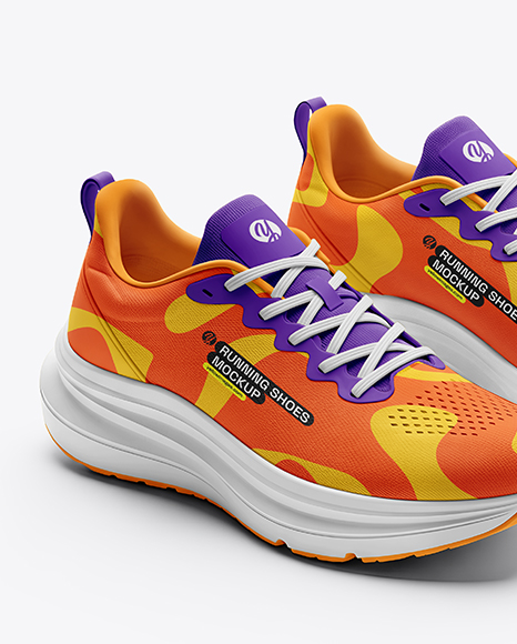 Pair of Running Shoes Mockup