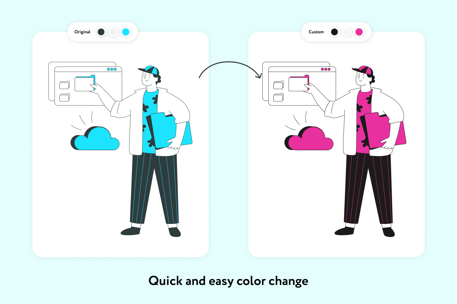 Qutex Hosting Illustrations