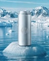 16.9oz Drink Can on Iceberg Mockup