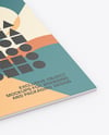 Magazine Mockup - Half Side View