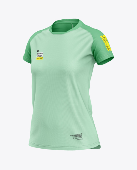 Women's Jersey Mockup - Half Side View - Women's+Volleyball+Jersey+Mockup+-+Front+View+-+Free+PSD+...
