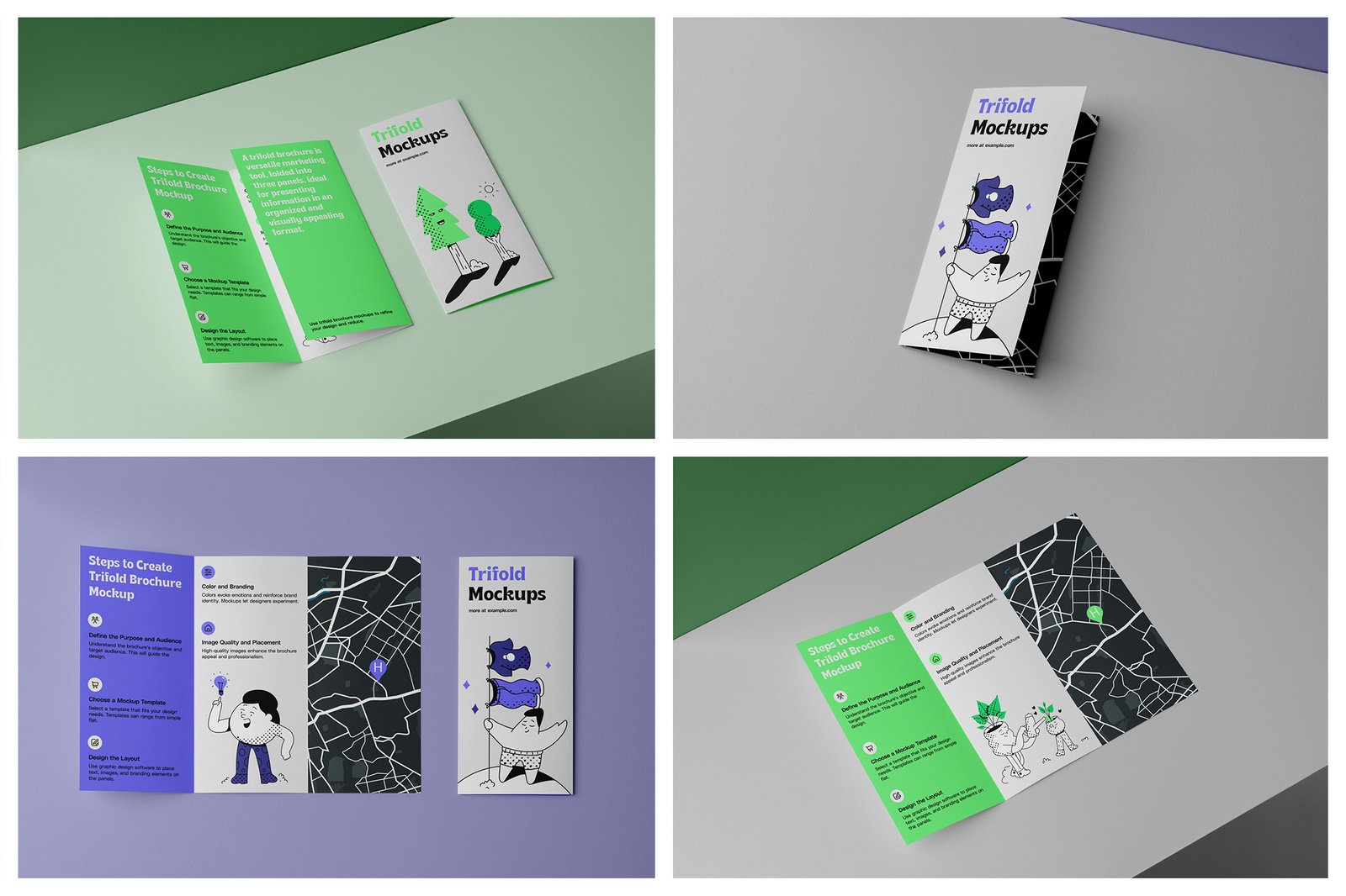 Studio Trifold Mockups