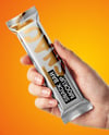 Metallic Snack Bar in a Hand Mockup
