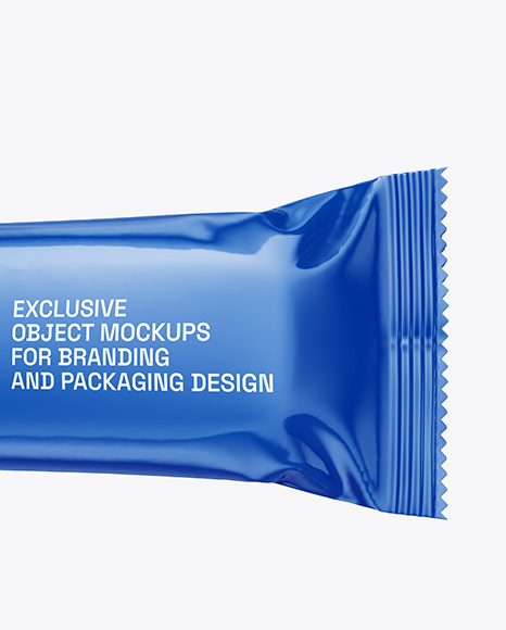 Glossy Snack Bar Mockup