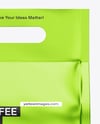 Metallic Coffee Bag Mockup – Front View