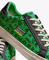Pair of Sneakers with Shoe Box Mockup