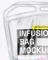 Clear Plastic Infusion Bag Mockup