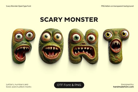 Scary Monster Font