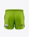 Men's Shorts Mockup - Back View
