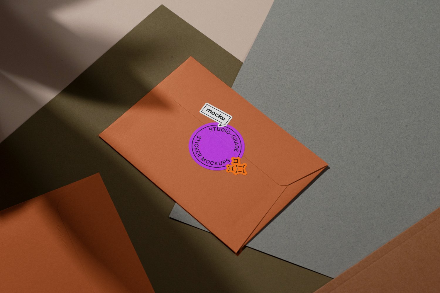 Aesthetic Sticker Mockup Bundle