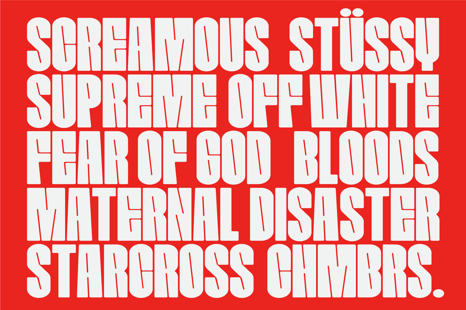 Roxhead - Condensed Font