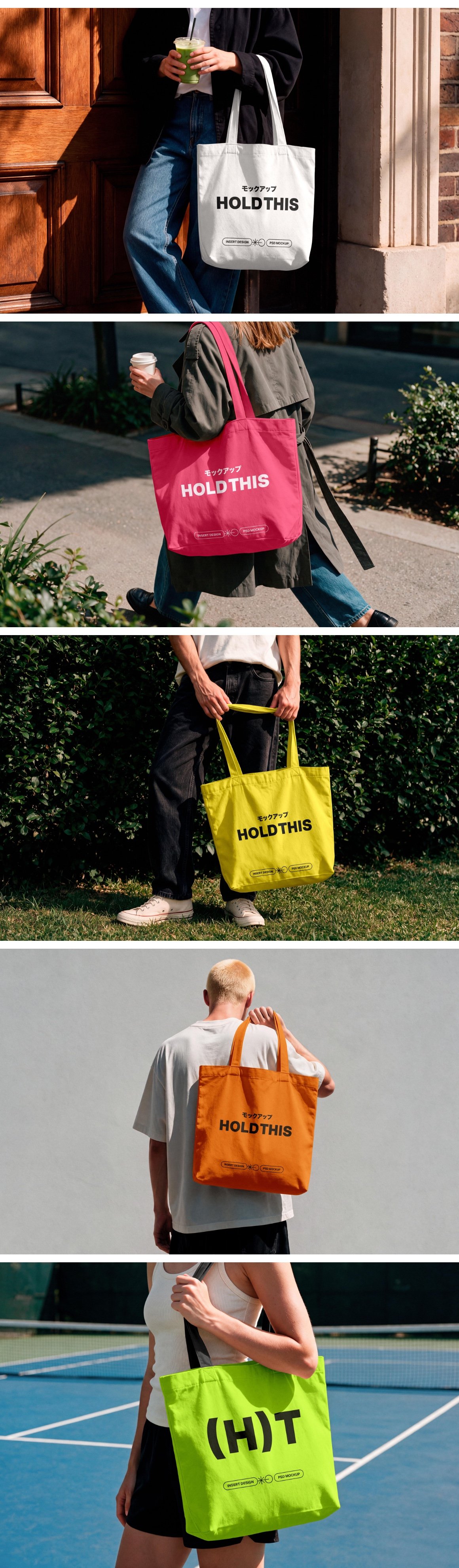 12 in 1 Lifestyle Tote Bag Mockups Bundle