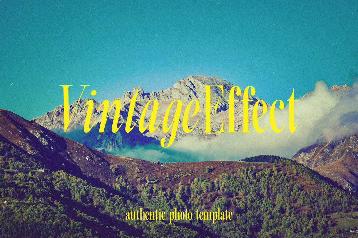 Authentic Vintage Landscape Photo Effect