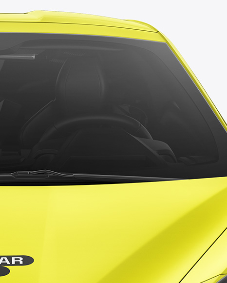 Sport Car Mockup - Front View