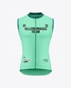 Men's Sleeveless Cycling Jersey Mockup