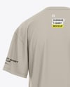 Men's Drop Shoulder Oversized T-Shirt Mockup