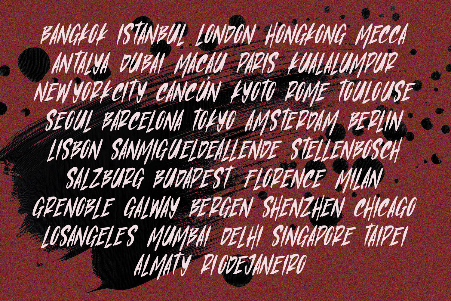 Crawn Migeos Brush Display Font