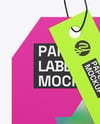 Paper Hang Tag Mockup – Front View