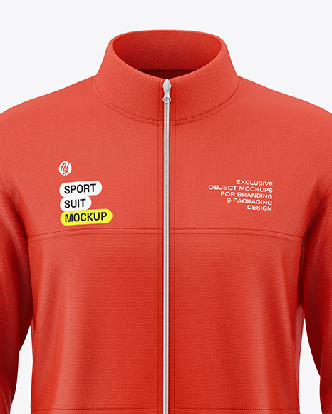 Men's Sport Suit Mockup - Front View