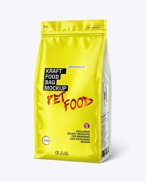 Kraft Paper Food Bag Mockup
