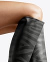 Pair of High-Knee Boots on Women's Legs Mockup