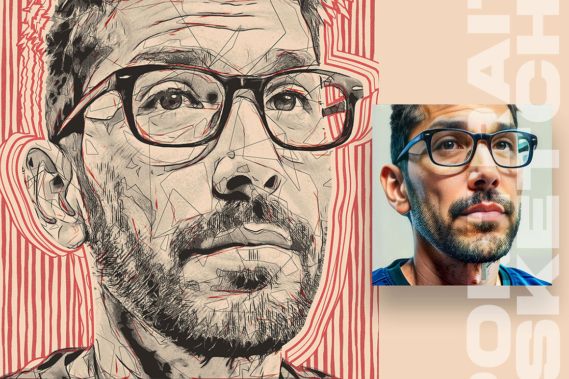 Portrait Sketch Photo Effects