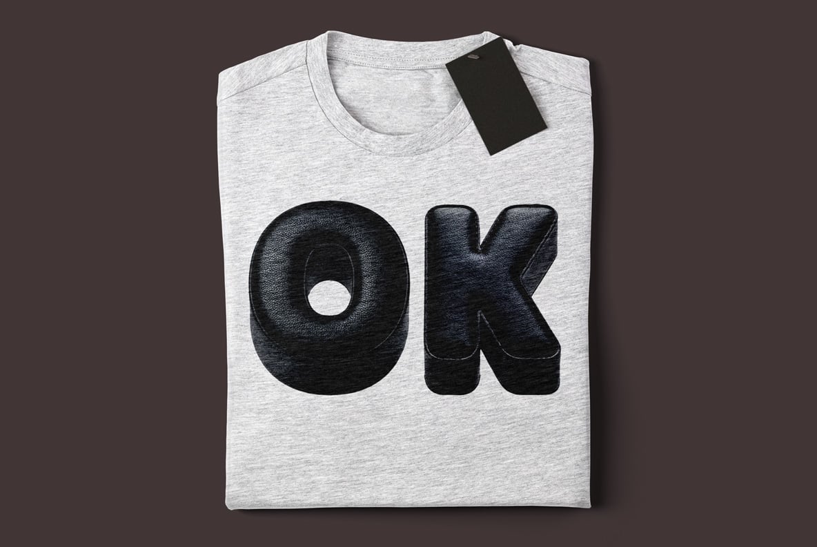 Black Leather Font