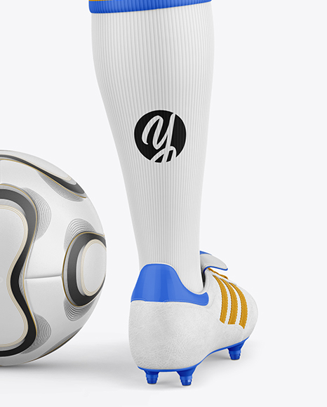 Full Soccer Kit w/ Mannequin Mockup - Back View